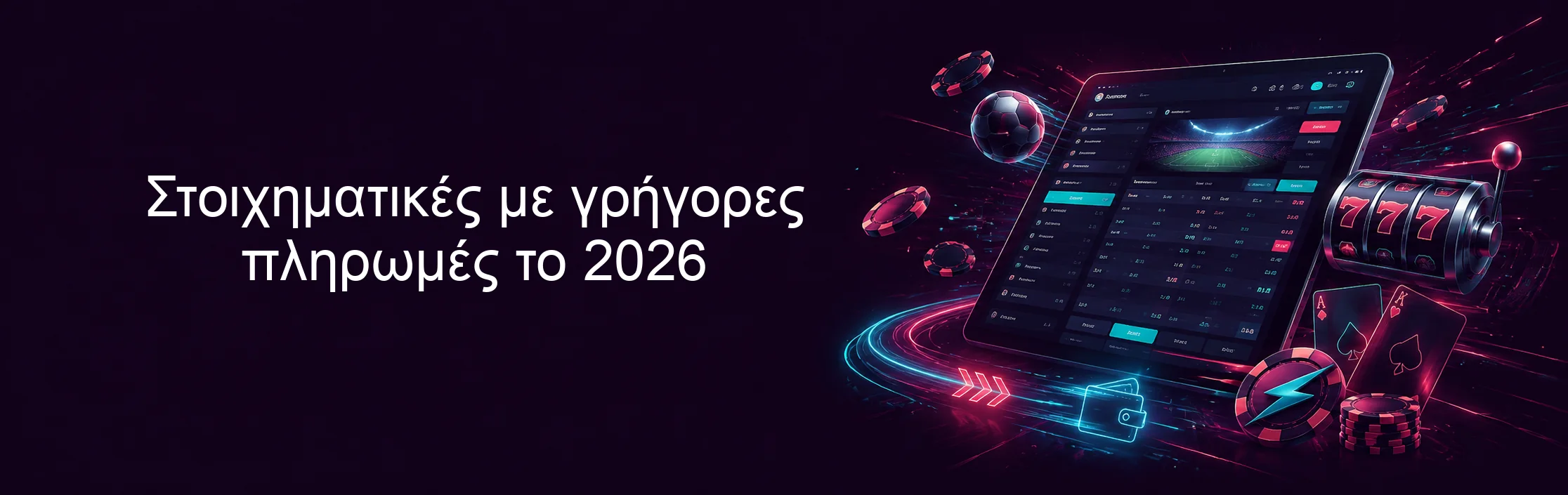 Στοιχηματικές με γρήγορες πληρωμές το 2026